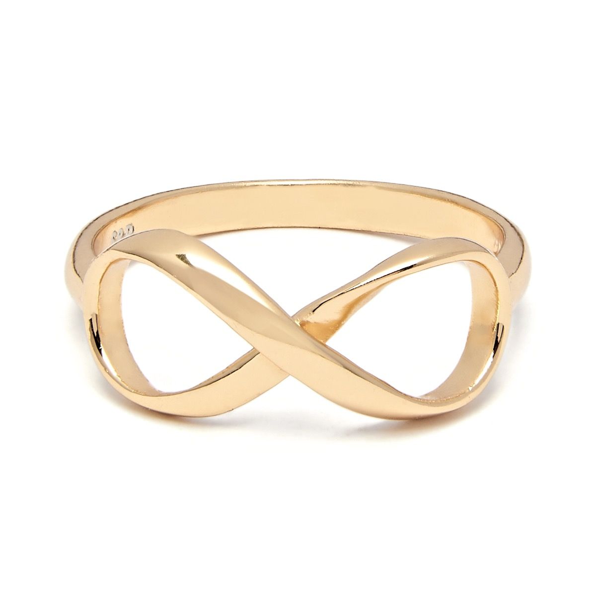 Infinity ring hot sale 18k gold