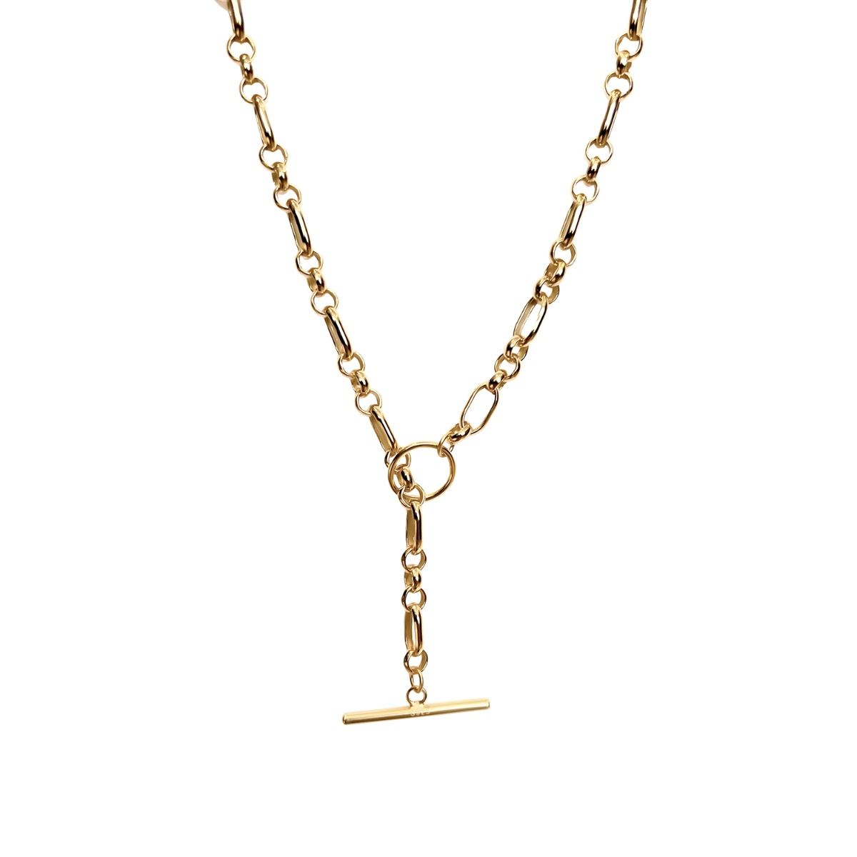 Natasha Adjustable T Bar Chain in Gold